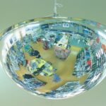 Mirror 900mm Ceiling Dome - Image 2