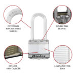 Master Lock M1EURDLH Excell Padlock Long Shackle - Image 4