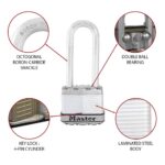 Master Lock M1EURDLJ Excell Padlock 64mm Long Shackle - Image 4
