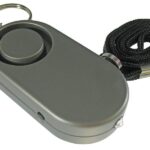 Battery powered Mini Personal Attack Alarm with key ring attachment, pull pin & torch - Image 2