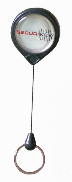 RMB-CB-2 Key Reel - 600mm Nylon Cord - Spring Clip Fixing (2pk) - Image 3