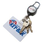 RSK ID Card & Key holder - 600mm Kevlar ® Cord - Karabiner Fixing - Image 2