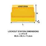 Master Lock S1850 Lockout Station with Cover and 8 Hooks - Image 5