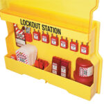 Master Lock S1850 Lockout Station with Cover and 8 Hooks - Image 2