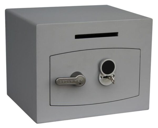 Mini Vault Deposit Silver 1 Key Locking