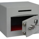 Mini Vault Deposit Silver 1 Key Locking - Image 4