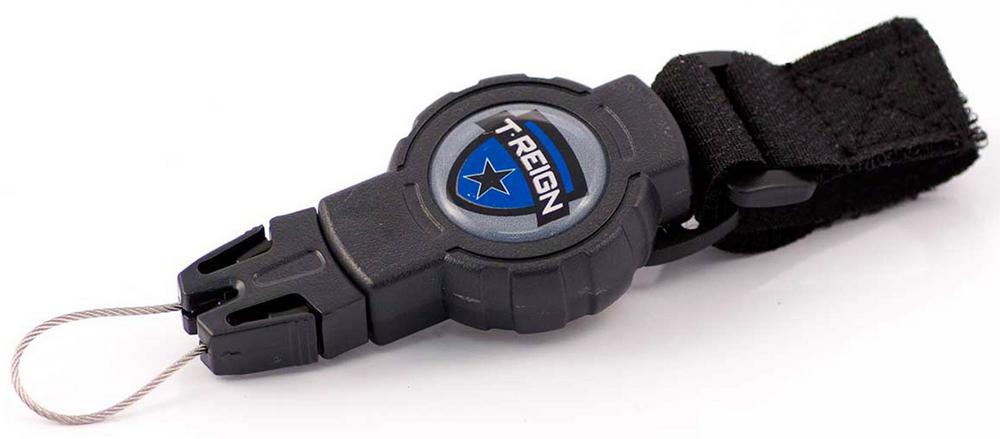 TRG-313 Small Retractor - 600mm Cord - Velcro Strap Fixing