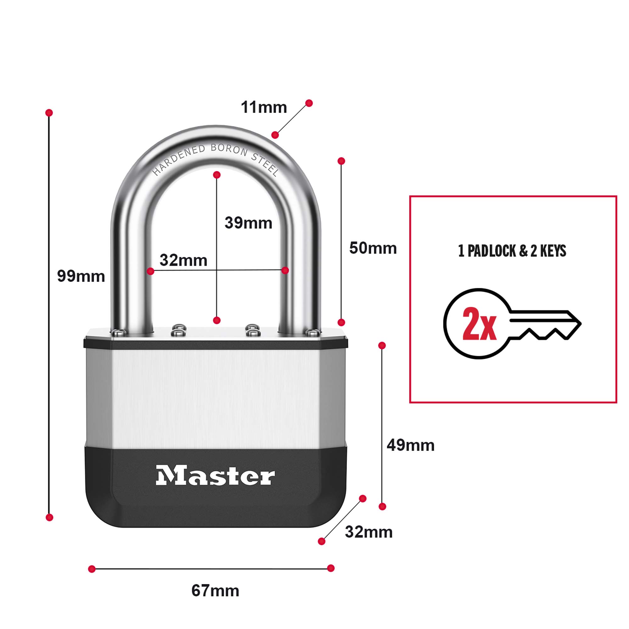 Master Lock Elite 15PKEURDTLF Twin Pack - Image 8