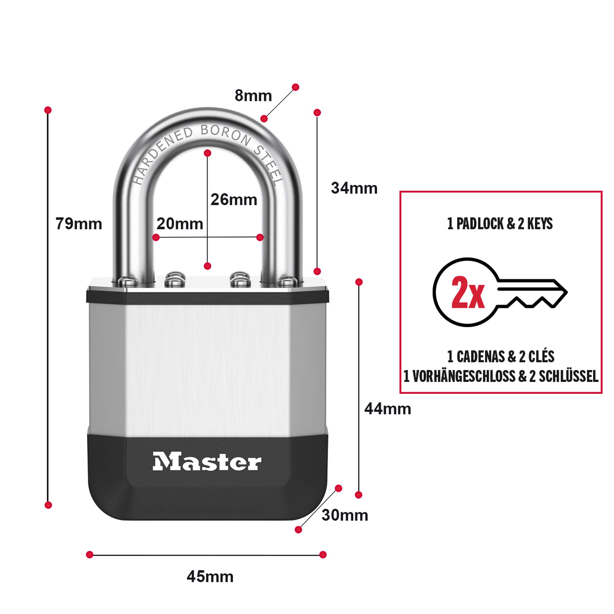 Master Lock Elite 1PKEURD - Image 3