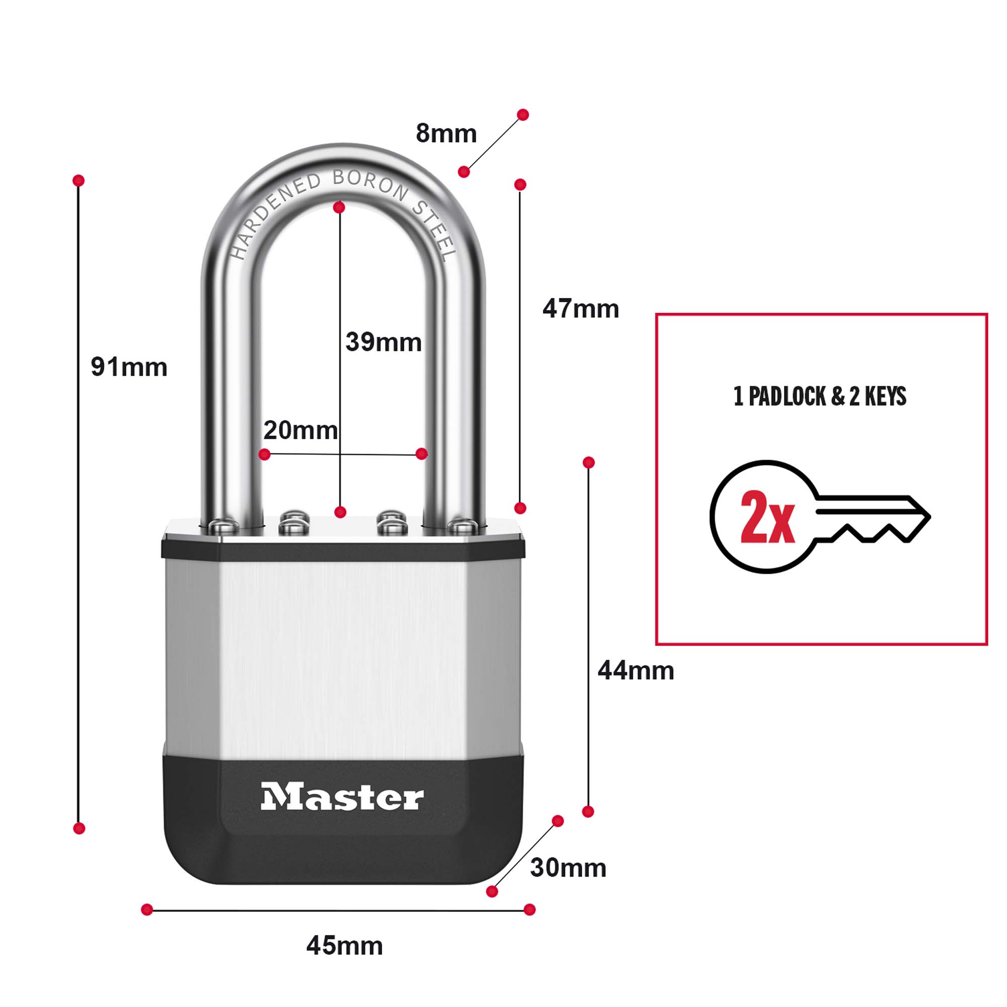 Master Lock Elite 1PKEURDLF - Image 3