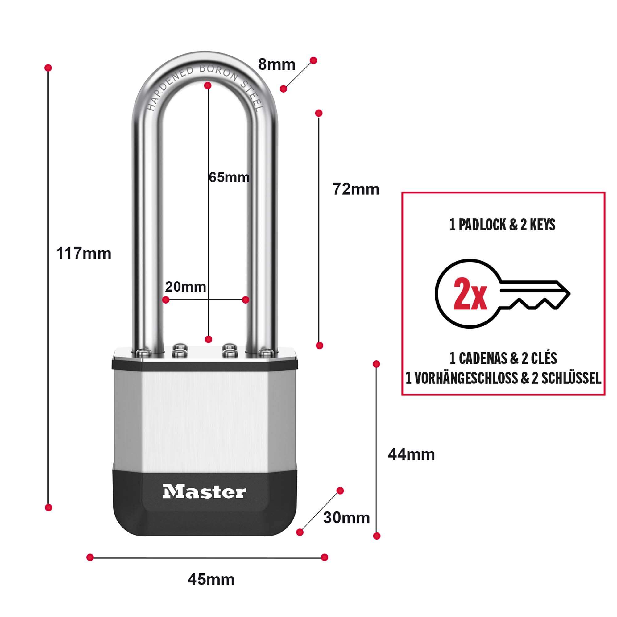 Master Lock Elite 1PKEURDLJ - Image 3