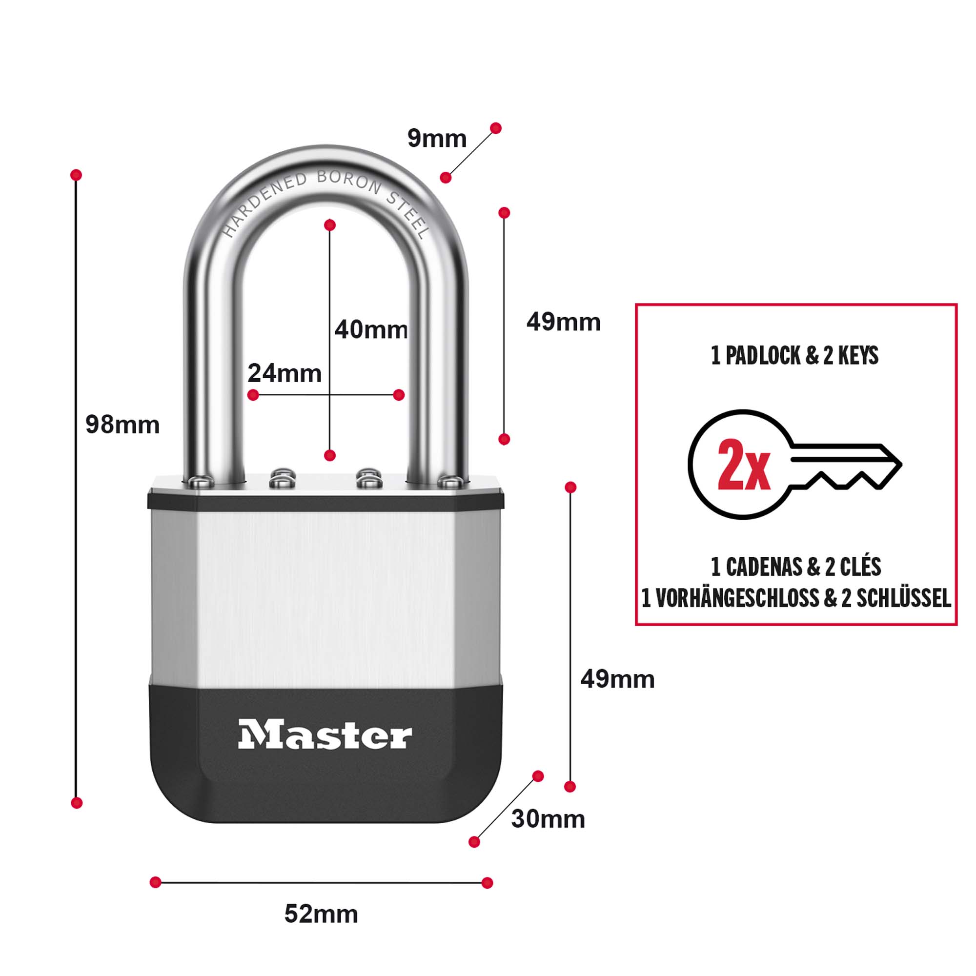 Master Lock Elite 5PKEURDLF - Image 4