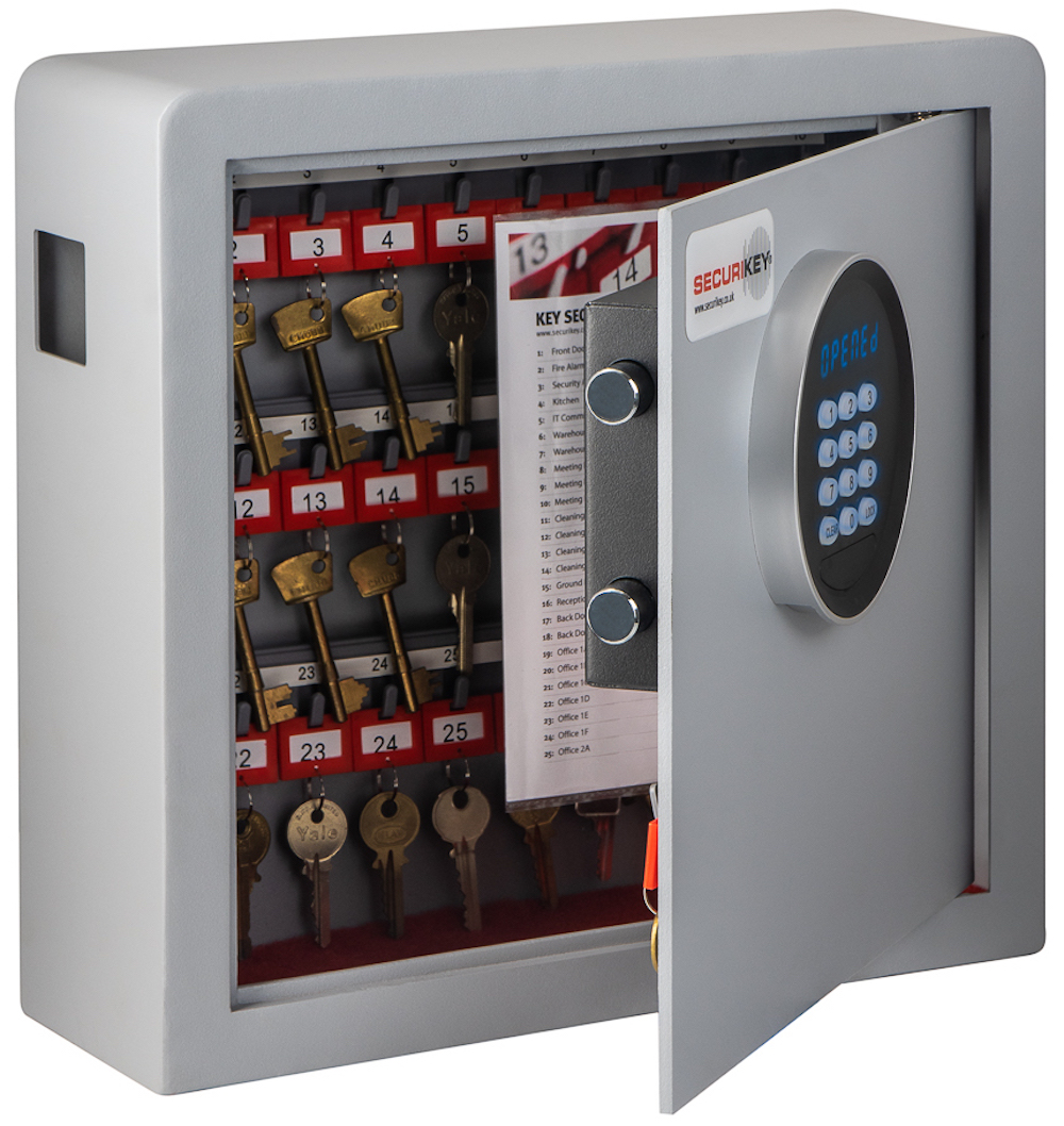 Electronic Key Cabinet 38 With Deposit Securikey
